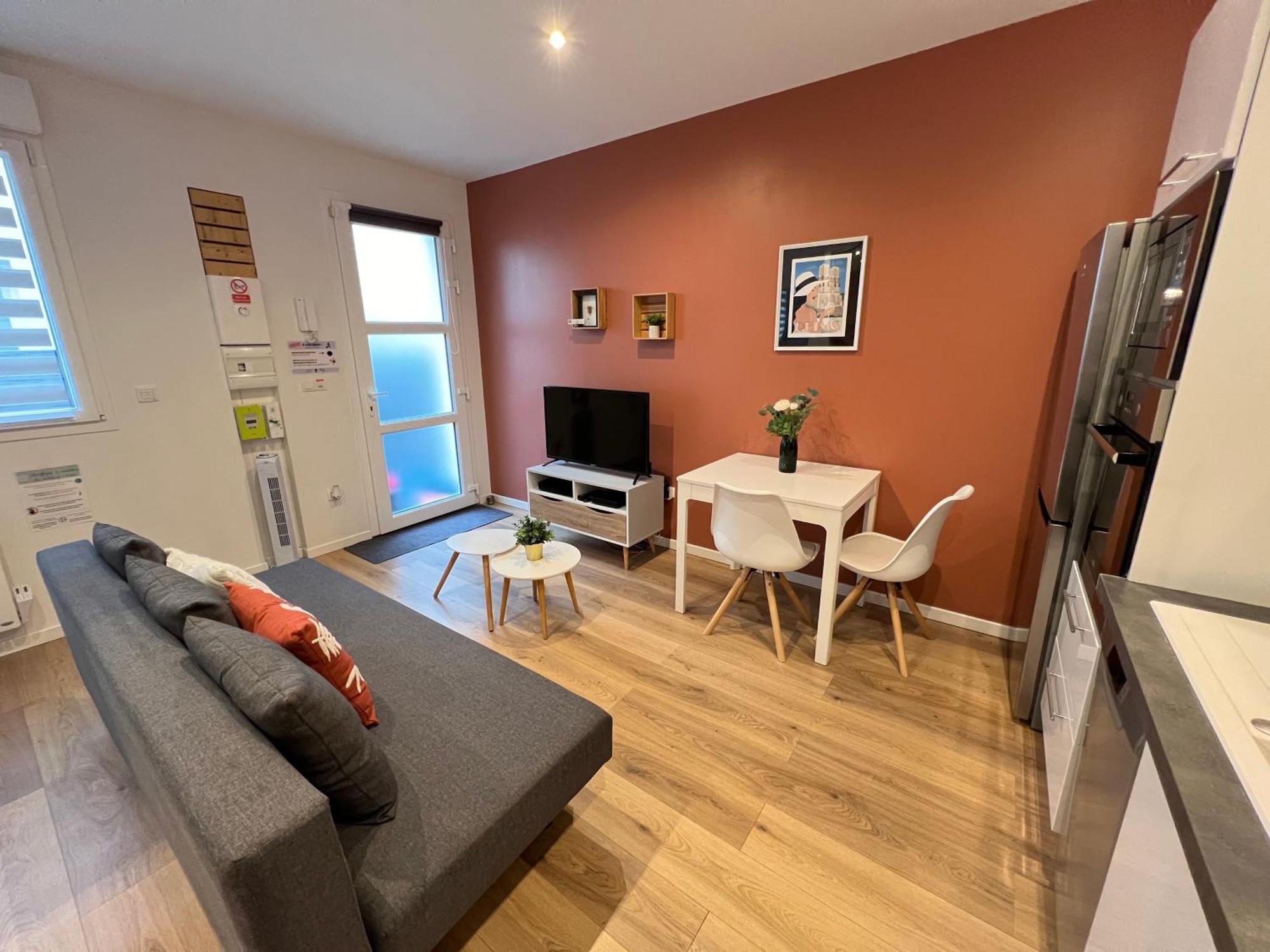 Le Remois - Charmant T2 - Renove - Parking - Cour Privative - Wifi Реймс Екстериор снимка