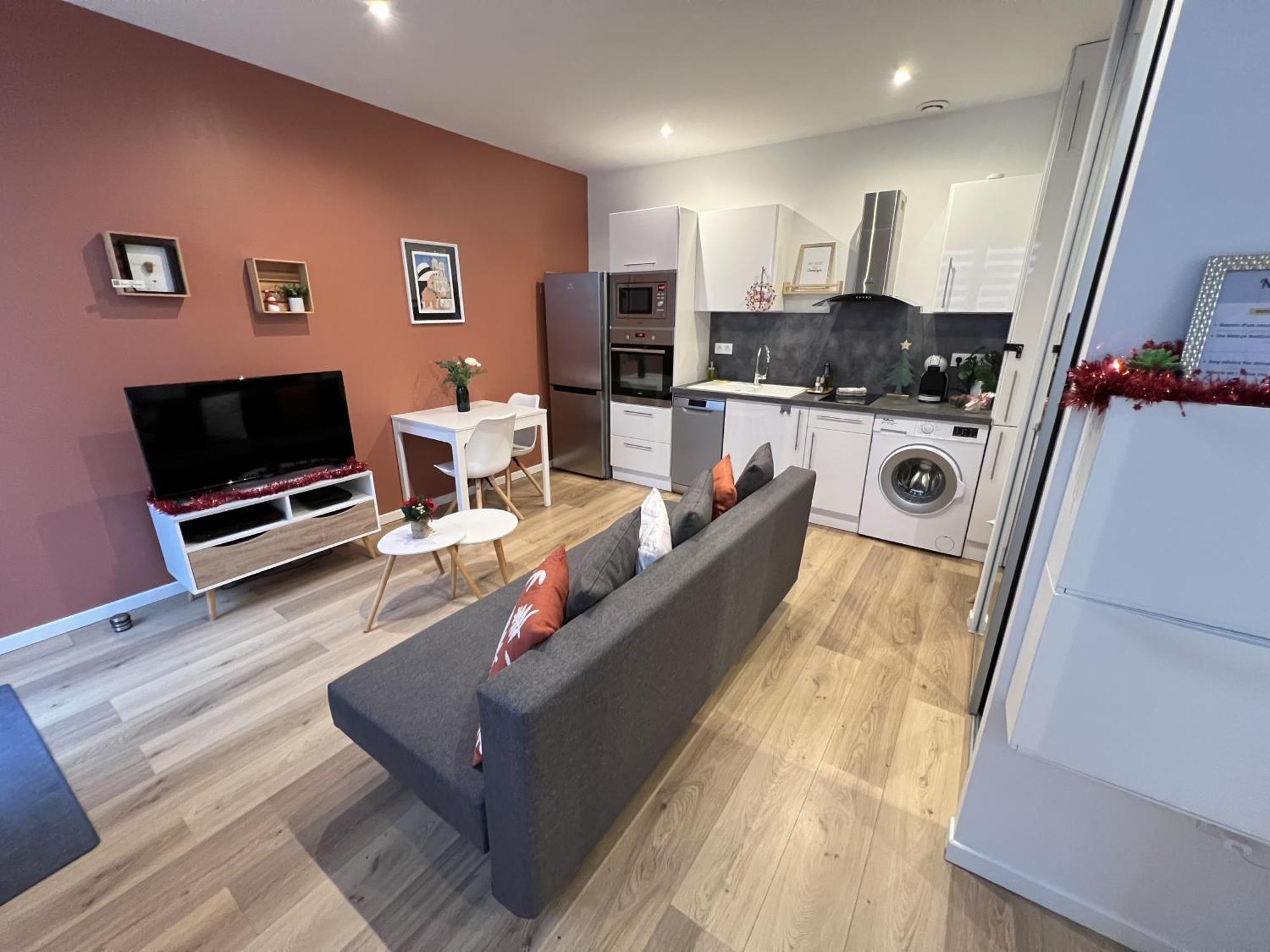 Le Remois - Charmant T2 - Renove - Parking - Cour Privative - Wifi Реймс Екстериор снимка